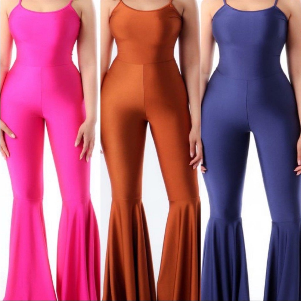 Flared pants jumpsuit
